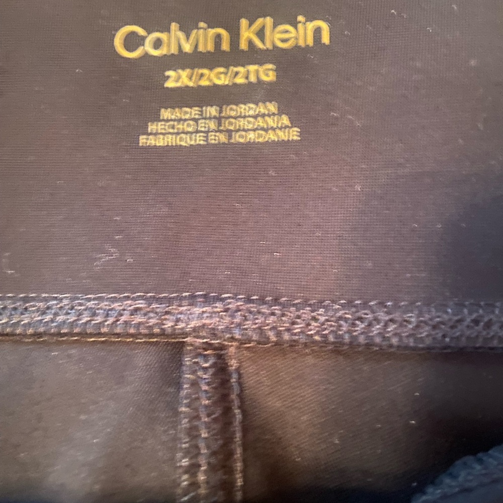 Calvin Klein tall plus Faux leather jeggings